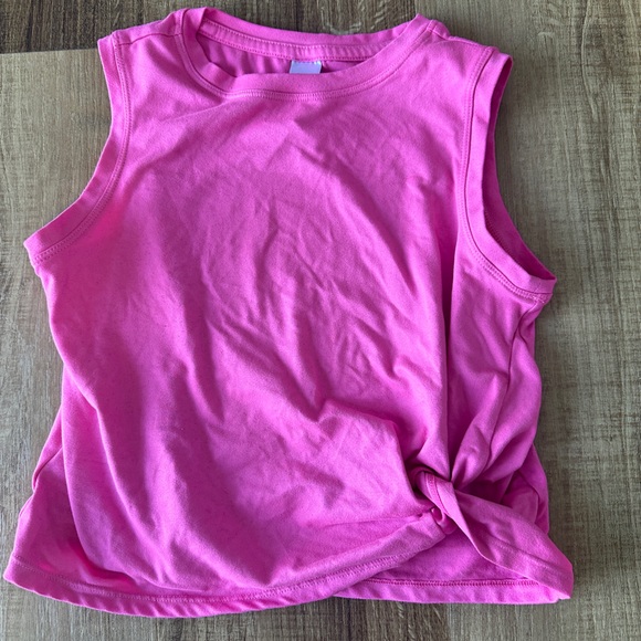 Yogalicious Other - Yogalicious Hot Pink Tank with twist‎ size S (7-8)